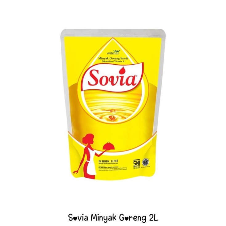 

minyak goreng Sovia 2 LITER