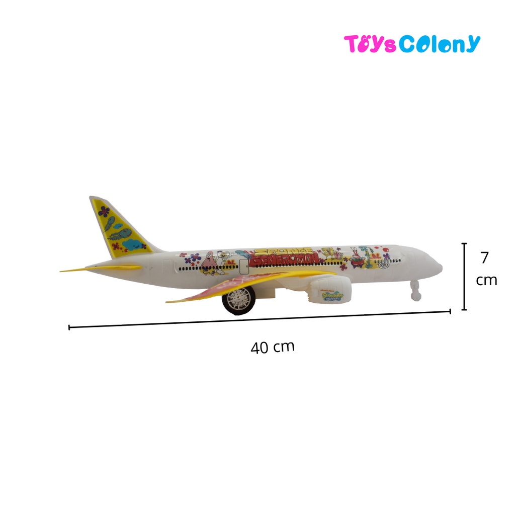 Mainan Anak/Pesawat Boeing Mainan/Pesawat Spongebob/RKC07003-2