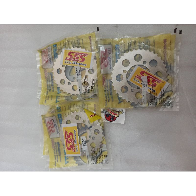 GEAR BELAKANG SSS DAN RK YAMAHA 415. UKURAN 27 29 32 33 34 35 37 . RX KING RXZ JUPITER,VEGA CRYPTON