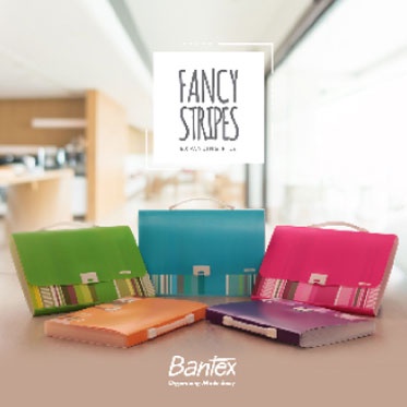 

EXPANDING FILE BANTEX F4 FANCY STRIPES 3608 | DOCUMENT BAG | MAP ORGANIZER 13 POCKET