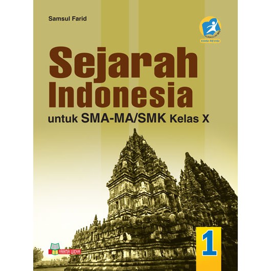 Cover buku sejarah indonesia kelas 10
