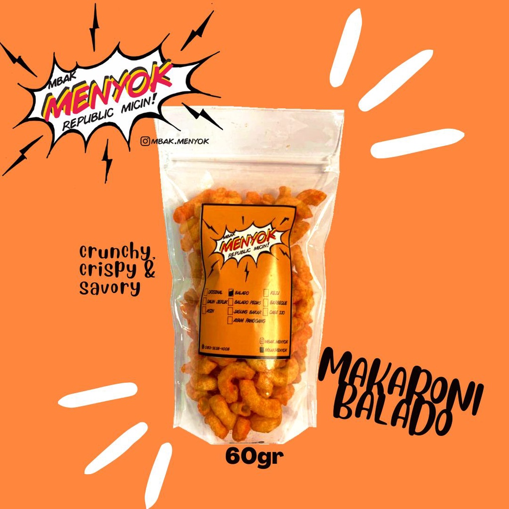 

Makaroni Pipa/Bantet Mbak Menyok Balado