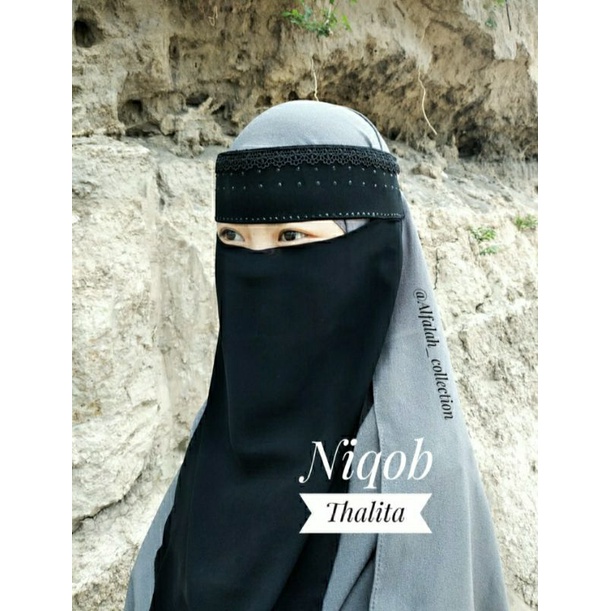Niqob Bandana Thalita Terbaru Manik Premium Niqob Temboro Termurah Niqob Murah Viral Cadar Temboro