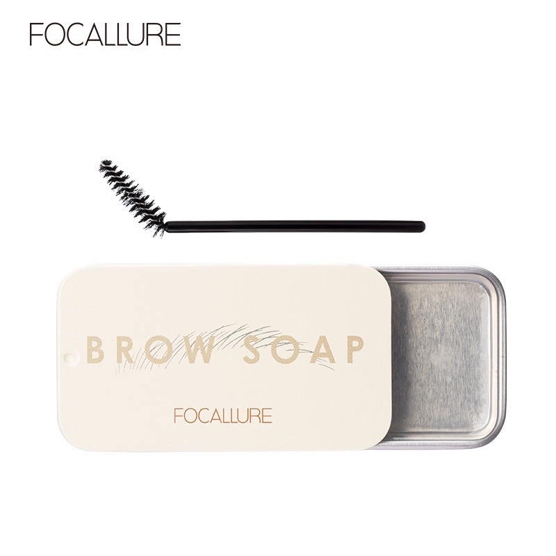 FOCALLURE 3D Eyebrow Gel tahan air EyeBrow Soap Pomade