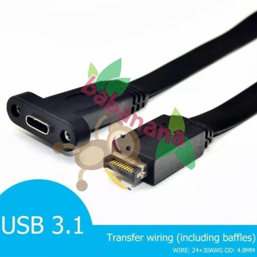 USB Type-E to usb Type-C 3.1 motherboard cable PCI adapter converter