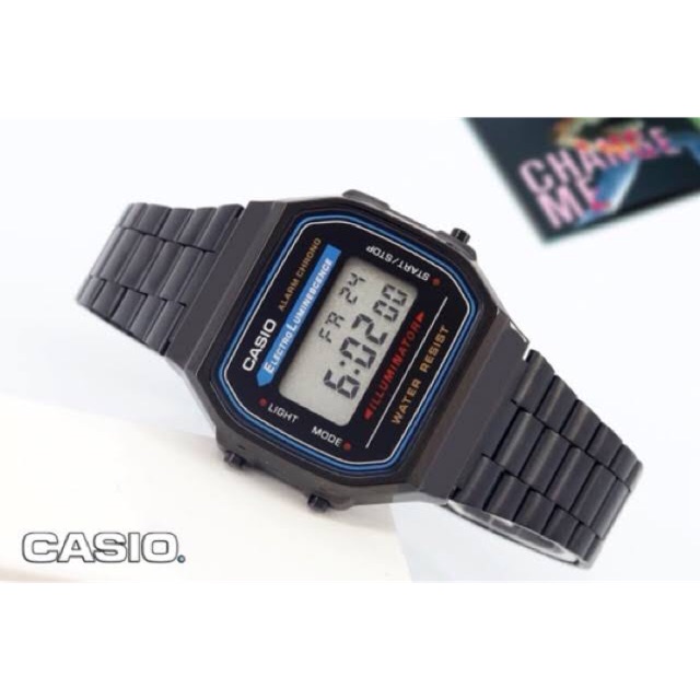 Jam Tangan Original Casio Alarm Chrono Electro Luminescence