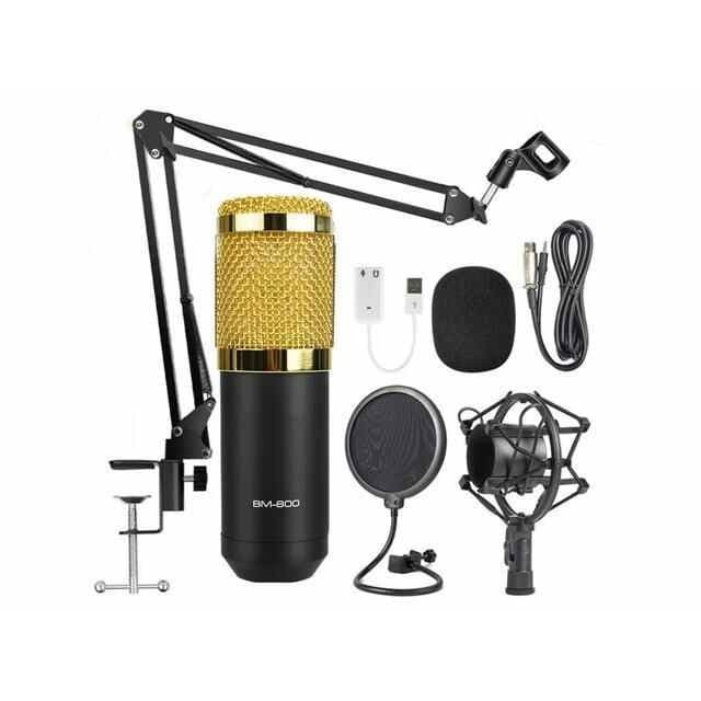 BM800 ORIGINAL Full Paket recording Microphone Condenser Live