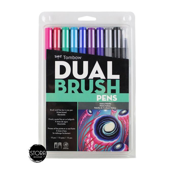 

(BISA COD) Tombow Dual Brush Pen Set Galaxy Palette - isi 10 TERPERCAYA Kode 1083