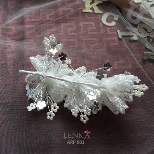 [PRODUK FAVORITE] HEADPIECE PENGANTIN WEDDING AKSESORIS RAMBUT SANGGUL ARP001