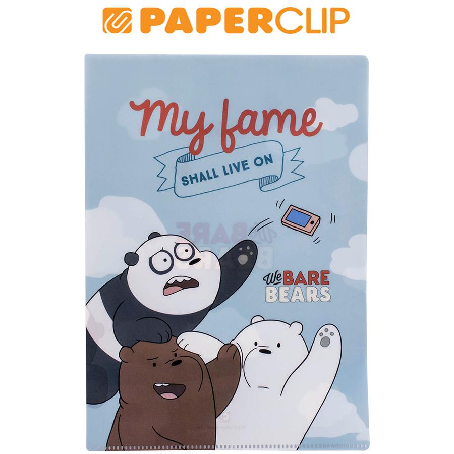 

MAP PLASTIK / FILE HOLDER / CLEAR SLEEVES A4 WE BARE BEARS MRY045