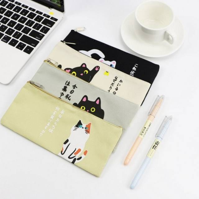 

TP0024 TEMPAT PENSIL JAPANESE HELLO CAT TEMPAT KOSMETIK
