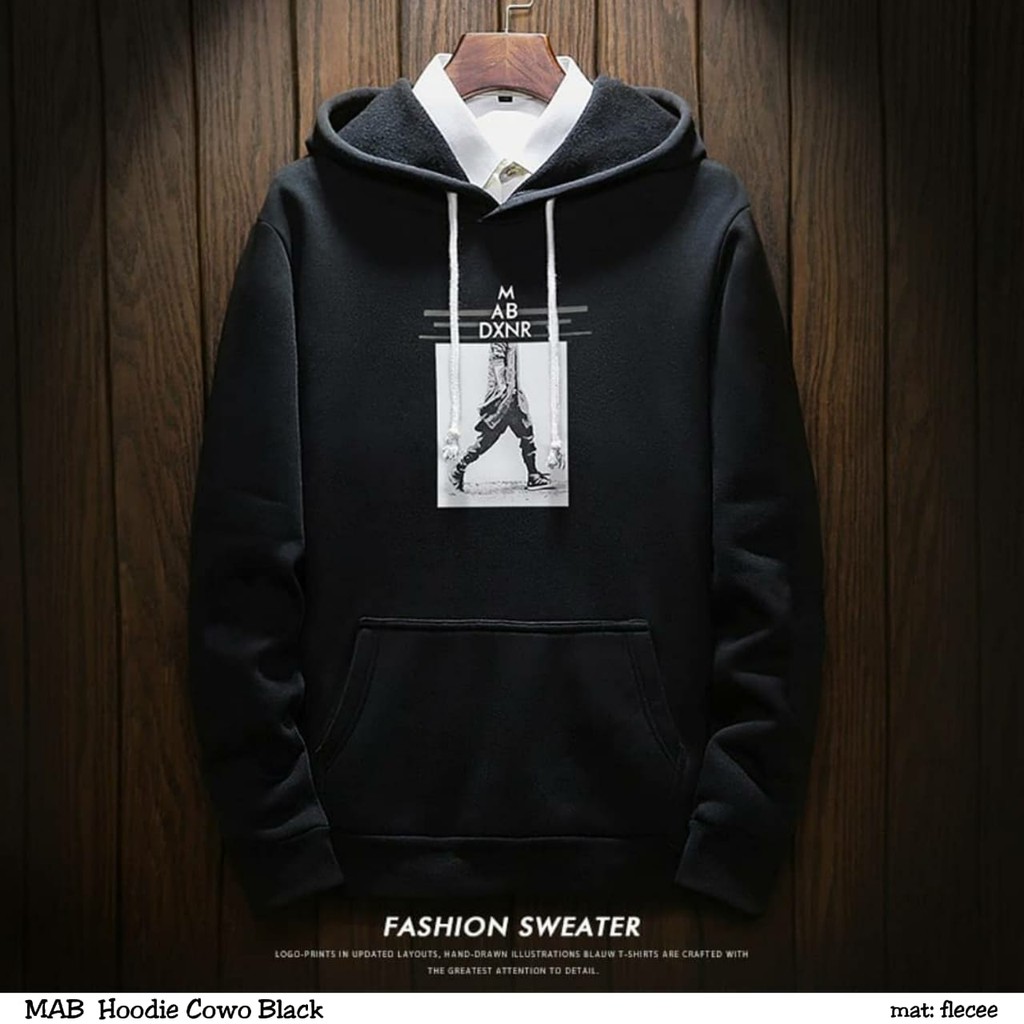 M.A.B HOODIE SWEATER - SWEATER HOODIE FLEECE - JAKET HOODIE POLOS