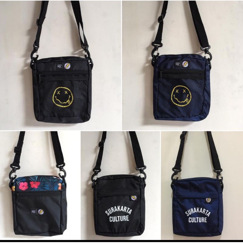 SLINGBAG NIRVANA | SLINGBAG MOTIF | TAS SELEMPANG | TAS BAHU  PRIA DAN WANITA