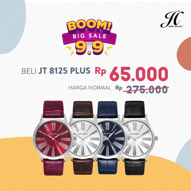 JIMS HONEY 8125 PLUS JAM TANGAN WANITA PROMO