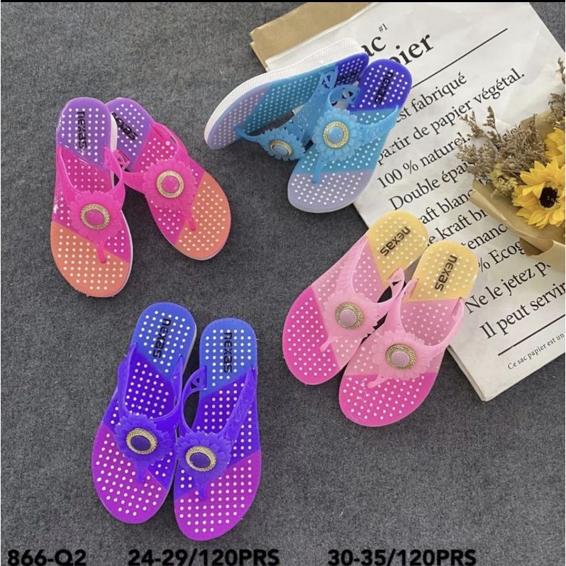 SANDAL JEPIT ANAK CEWE KARET NEXAS 866-O2 MATAHARI