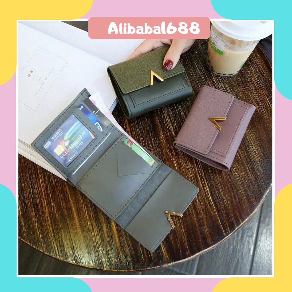 *ALIBABA1688* Dompet Retro D43 Paragraf Pendek Dompet Wanita Import Real Pict