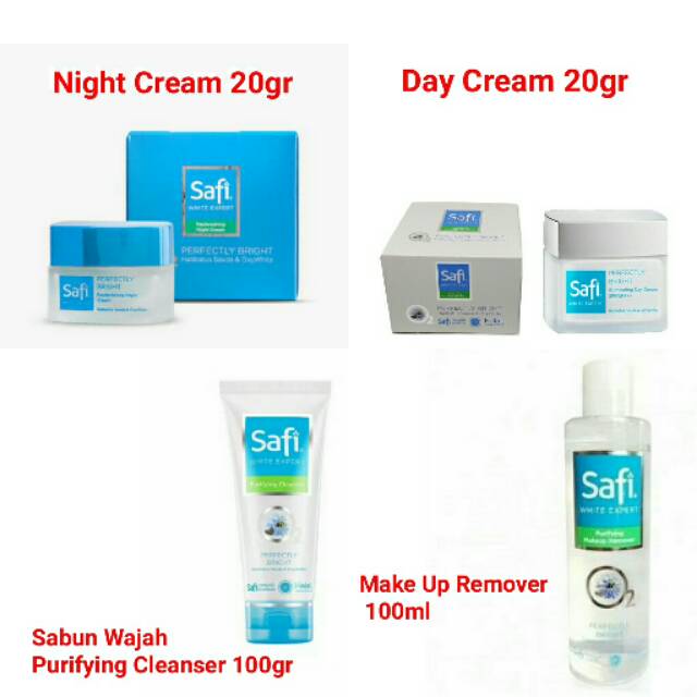 Paket Safi White Expert 4pcs kulit minyak