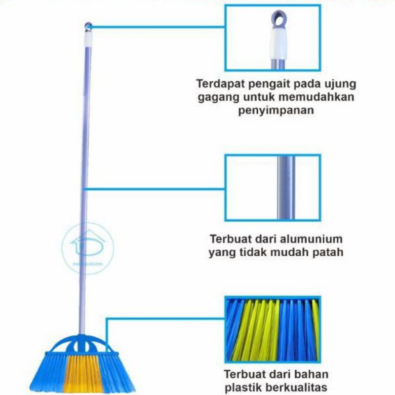 PAKET MURAH - SAPU - TAIWAN - DRAGON - DAN - PENGKI APOLLO / SEROKAN SAMPAH APOLO
