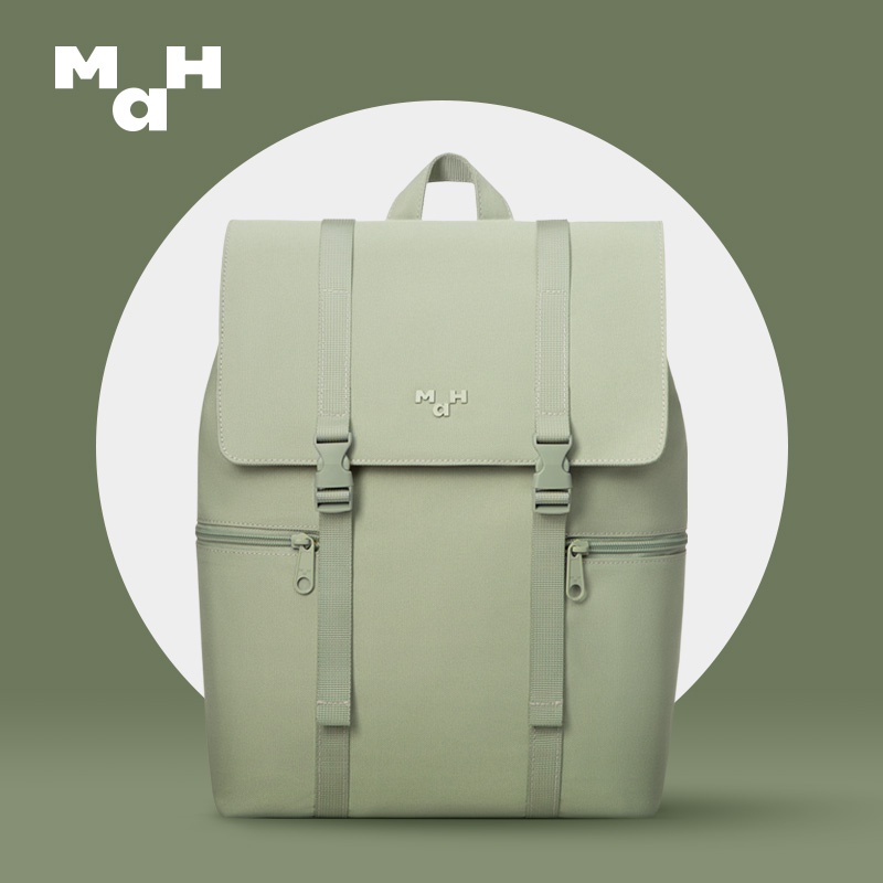 MAH SIRO Cactus Green Seri Laptop Backpack Tas Ransel Wanita-Standard