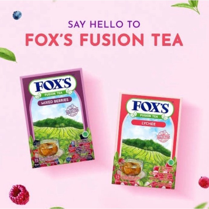 Fox Fox's Fusion Tea bag Teh isi 15 Sachet