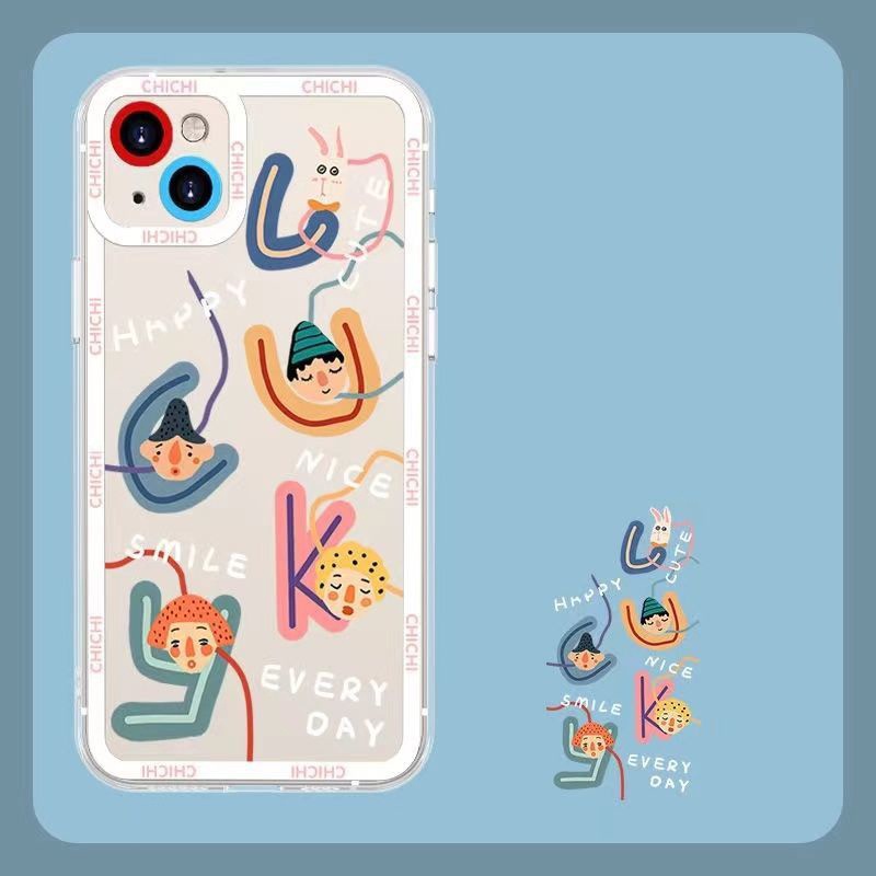 Case Motif Kartun Untuk Iphone 13 Pro Max / 12 / 11 / XS / XR / X / 8 / 7 / 6 / 6s / Plus Se202020