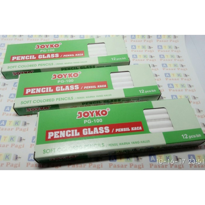

Terlaris Pensil Kaca Putib Joyko Pg 100 Murah
