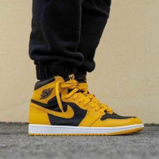 yellow and black jordan 1 womens