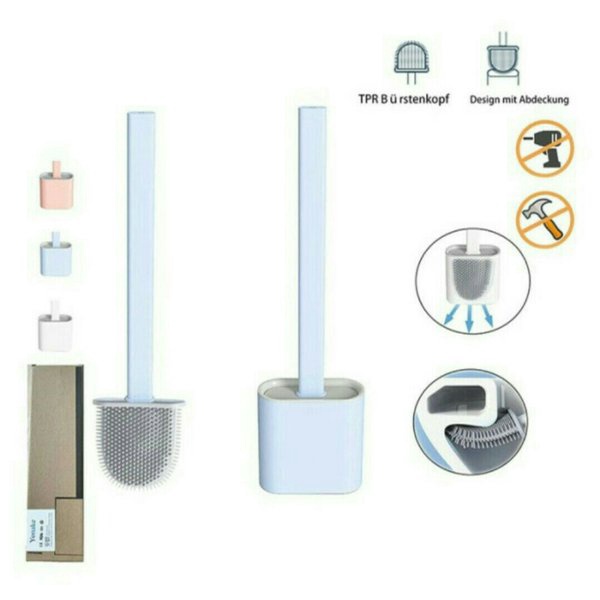 Sikat Toilet Pembersih Kloset Brush Silicone Elastis Silikon Wc Closet Flexible Alat Kamar Mandi