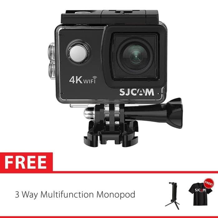 SJCAM SJ4000 Air 4K 16MP Action Kamera 3 Way Monopod