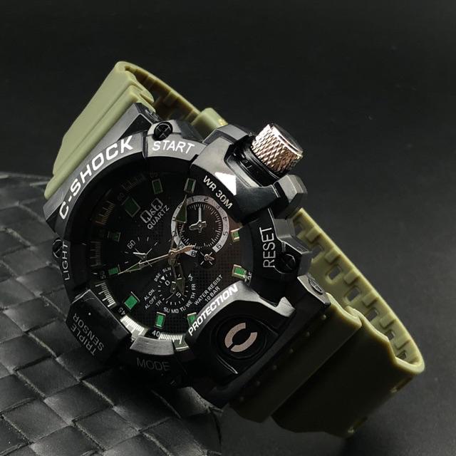 COD Jam Tangan Pria Sport Dual-time Fashion Murah Import Korea M167