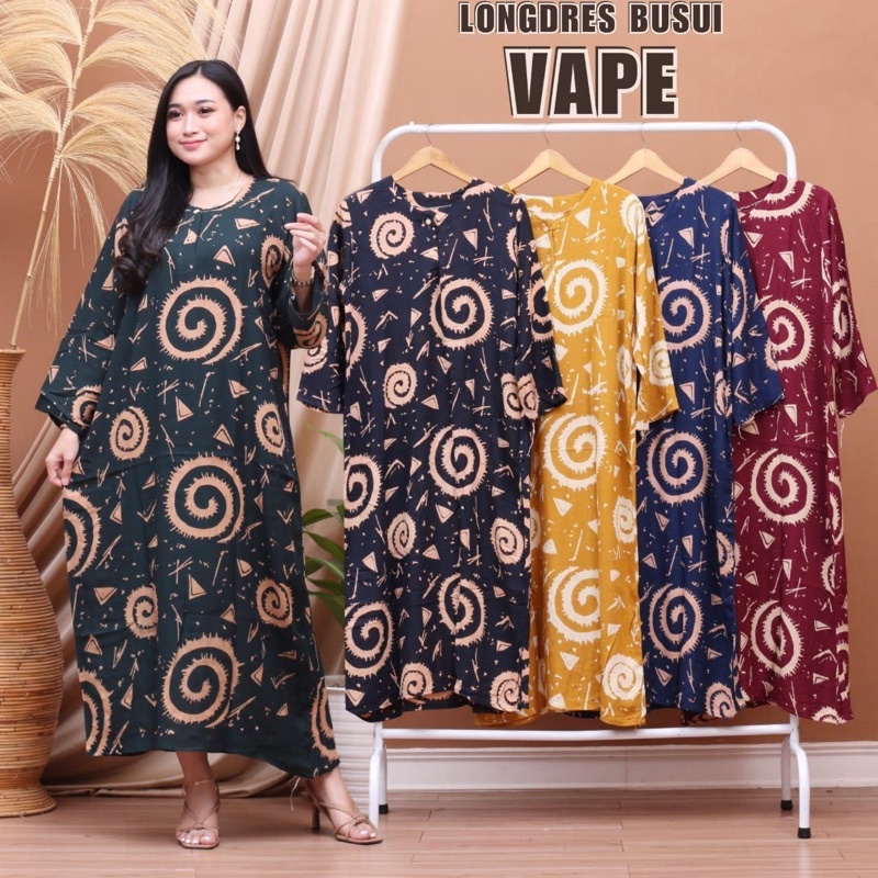 daster rayon panjang busui sematakaki best seller-LONGDRESS FADIA