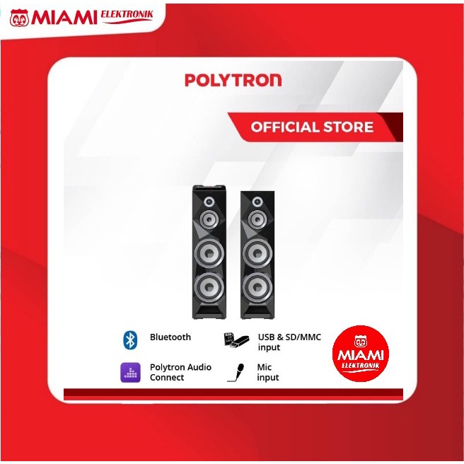 POLYTRON Active Speaker PAS 8B22 /-FM / Speaker Aktif PAS8B22