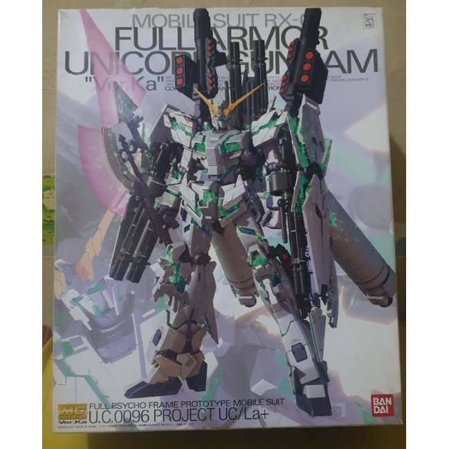Jual MG Full Armor Unicorn Gundam Ver. Ka Indonesia|Shopee Indonesia