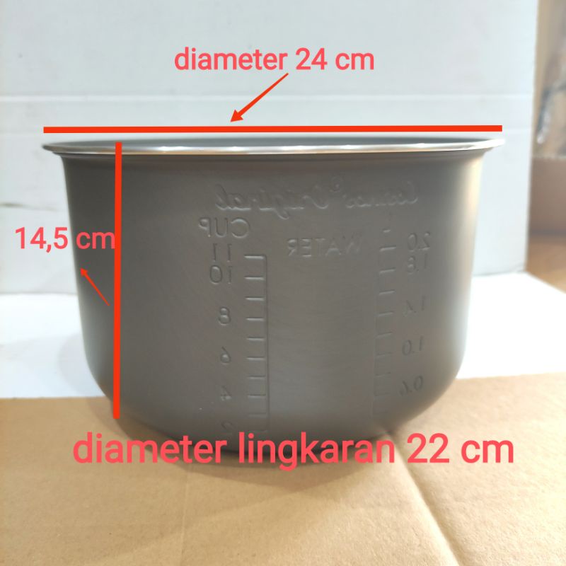 Panci Teflon Mejikom Cosmos Harmond Tech 2L Tebal Semua Merek Umum 2 Liter