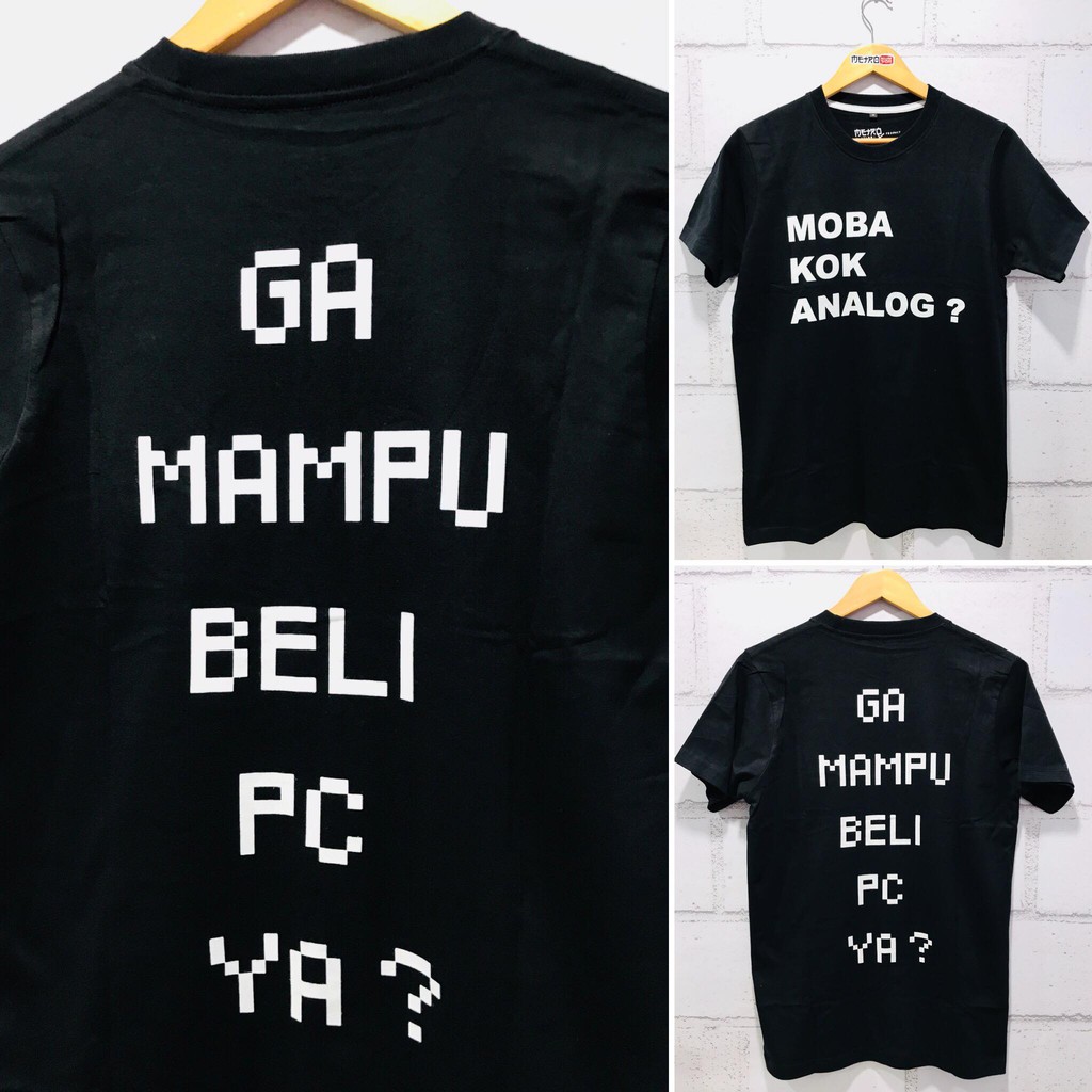 Kaos Meme MOBA KOK ANALOG MOBALOG DOTA2 GAMING