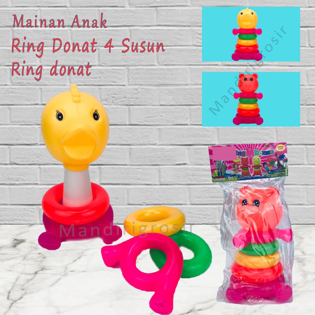 ring donat kowala 4 susun *Mainan Anak