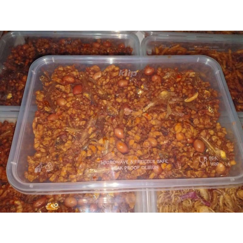

Tempe kering manis pedas box 300gr