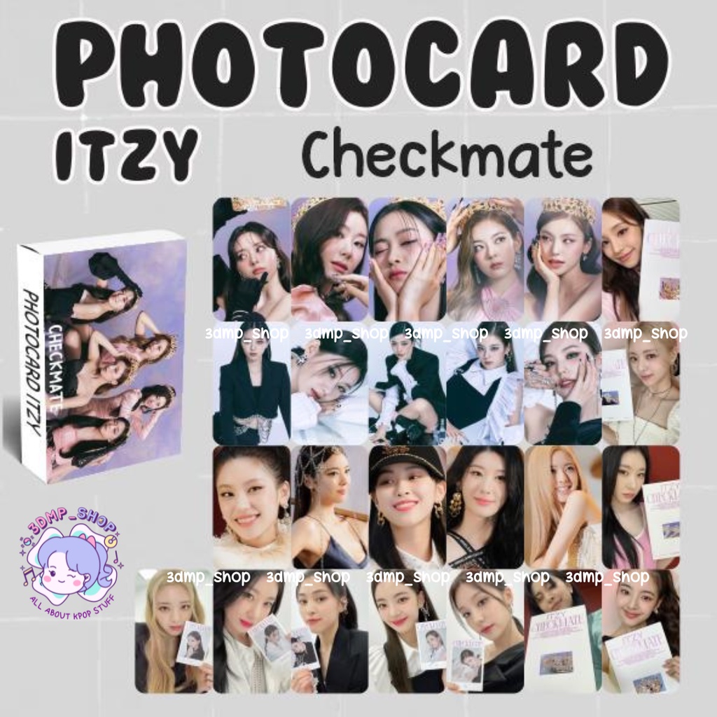 [25 lembar] Photocard Lomo Photo card Lomocard ITZY Cheshire Blah blah blah NOT SHY NOTSHY Checkmate sneaker voltage Guess Who In the morning crazy in love