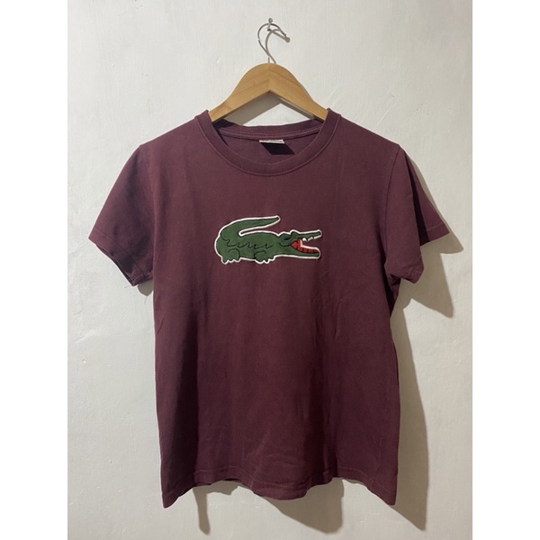 kaos lacoste big logo second original / kaos lacoste second original