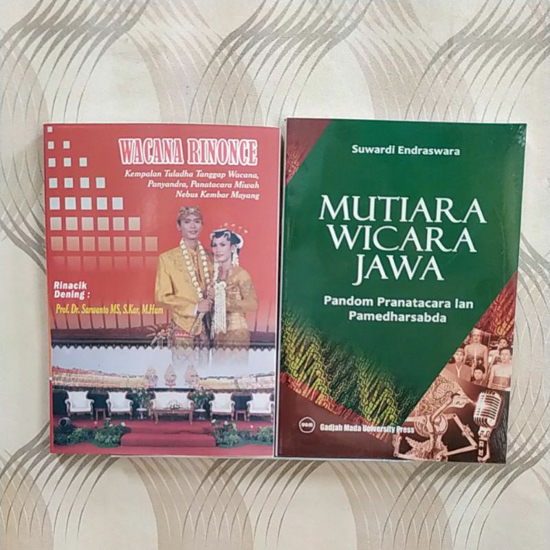 PRANOTOCORO MANTEN JAWA // WACANA RINONCE // MUTIARA WICARA JAWA // Buku upacara manten jawa.