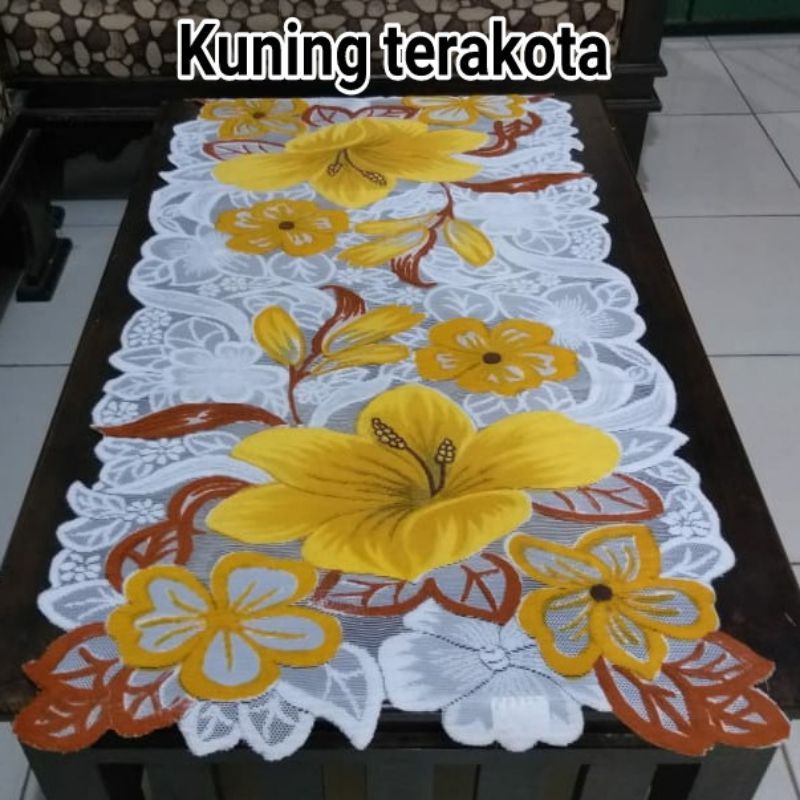 (COD)Taplak Ruang Tamu Minimalis Ukuran 50x100cm/Taplak Timbul/Taplak Murah