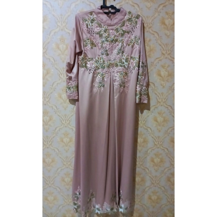 GAUN/DRESS PESTA warna pastel kondangan preloved