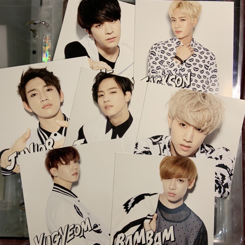 Got7 Photoset Cover Album Jb Jinyoung Mark Jackson Yugyeom Bambam Youngjae photocard japan postcard