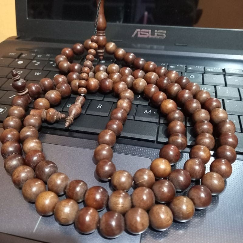Tasbih setigi 12mm tasbih stigi besar tasbih stigi laut tasbih 99 kayu stigi asli bukan stigi darat
