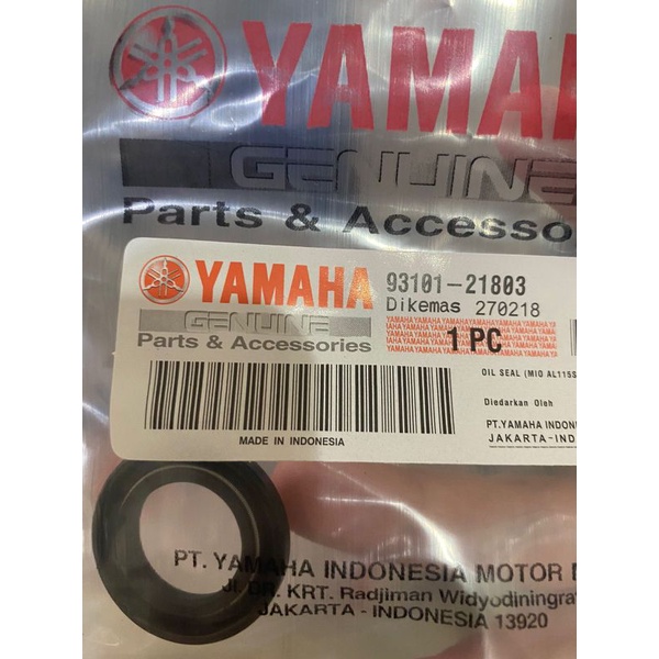 oil seal Kruk as kanan Mio 93101 21803