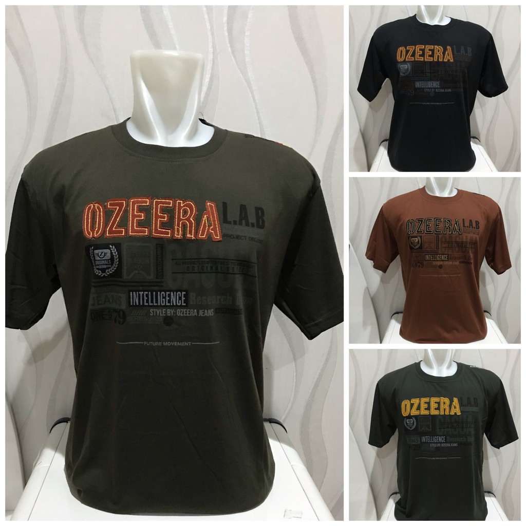 [COD] KAOS KATUN COMBED 30S TC PRIA LENGAN PENDEK / KAOS OZEERA/OSELLA - L.A.B