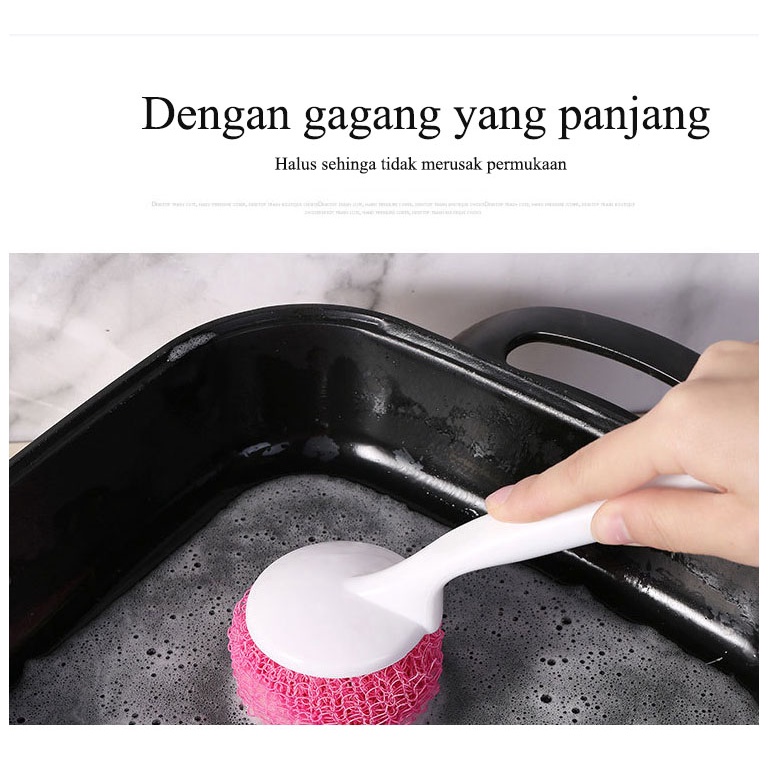 Sabut Jaring Nano Fiber Cuci Piring Sponge Nano Fiber Cleaning Ball Anti Baret/Tapas/Spons