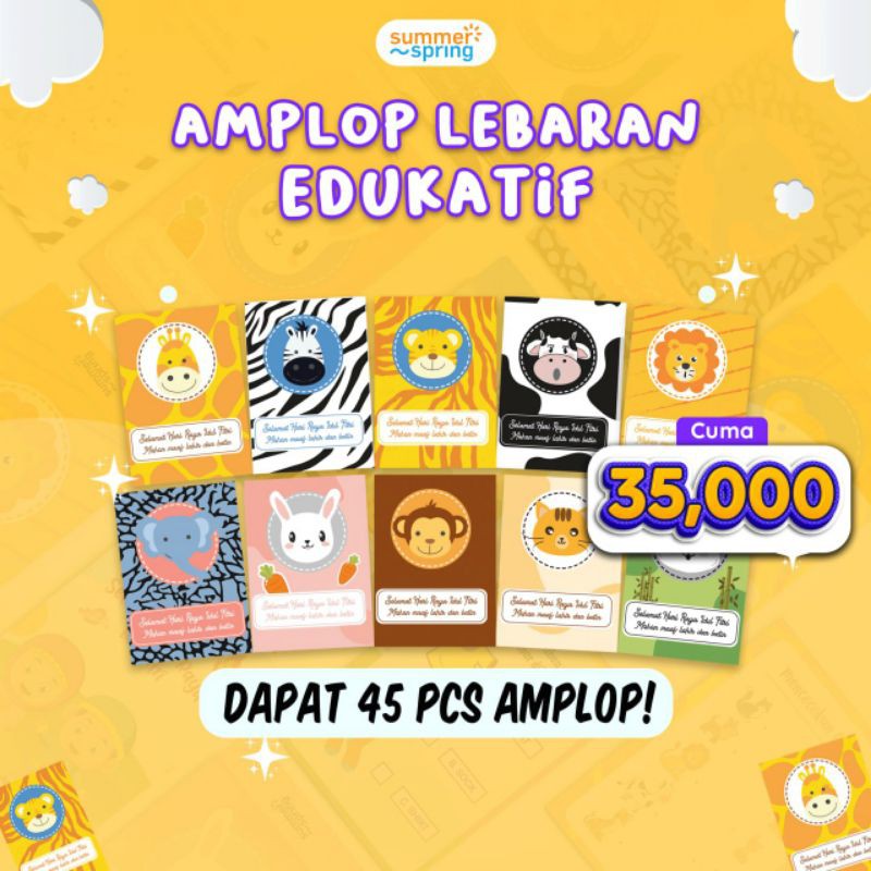 

AMPLOP LEBARAN LUCU ANGPAO LEBARAN KARTUN ANAK