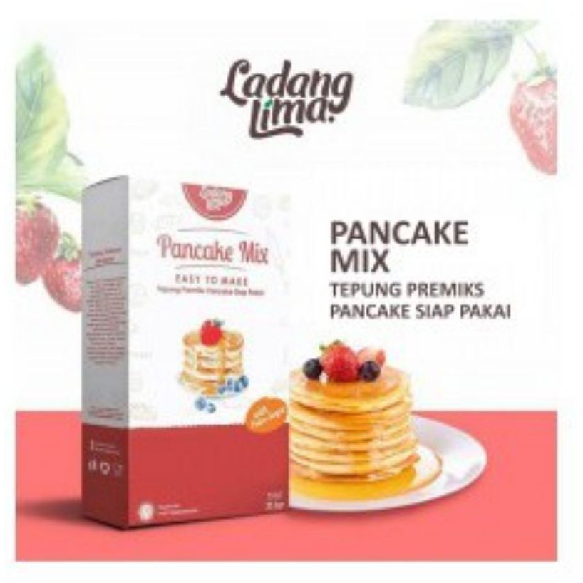 Ladang Lima Pancake Mix 220gr Extra Cranberry Ladang Lima Pancake Mix Cranberry Free Gluten Less Sugar Dairy Free Sumber Serat Non Pengawet Non Perisa Buatan