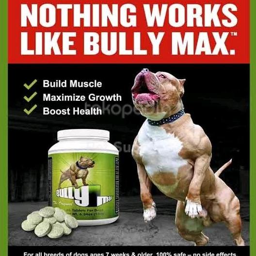 Vitamin anjing BULLY MAX- Penambah massa otot anjing (USA)